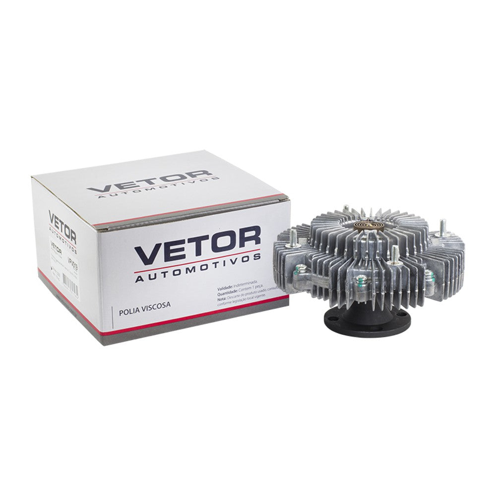 Polia da Embreagem Viscosa Eletroventilador - Vetor - Vpv019 - (1)