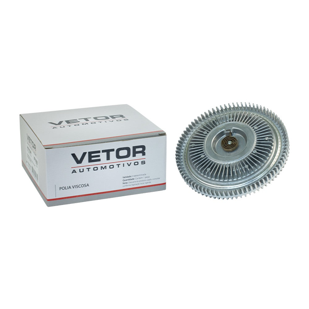 Polia Embreagem Viscosa Eletroventilador 10 Pás - Vetor - Vpv069 - (1)