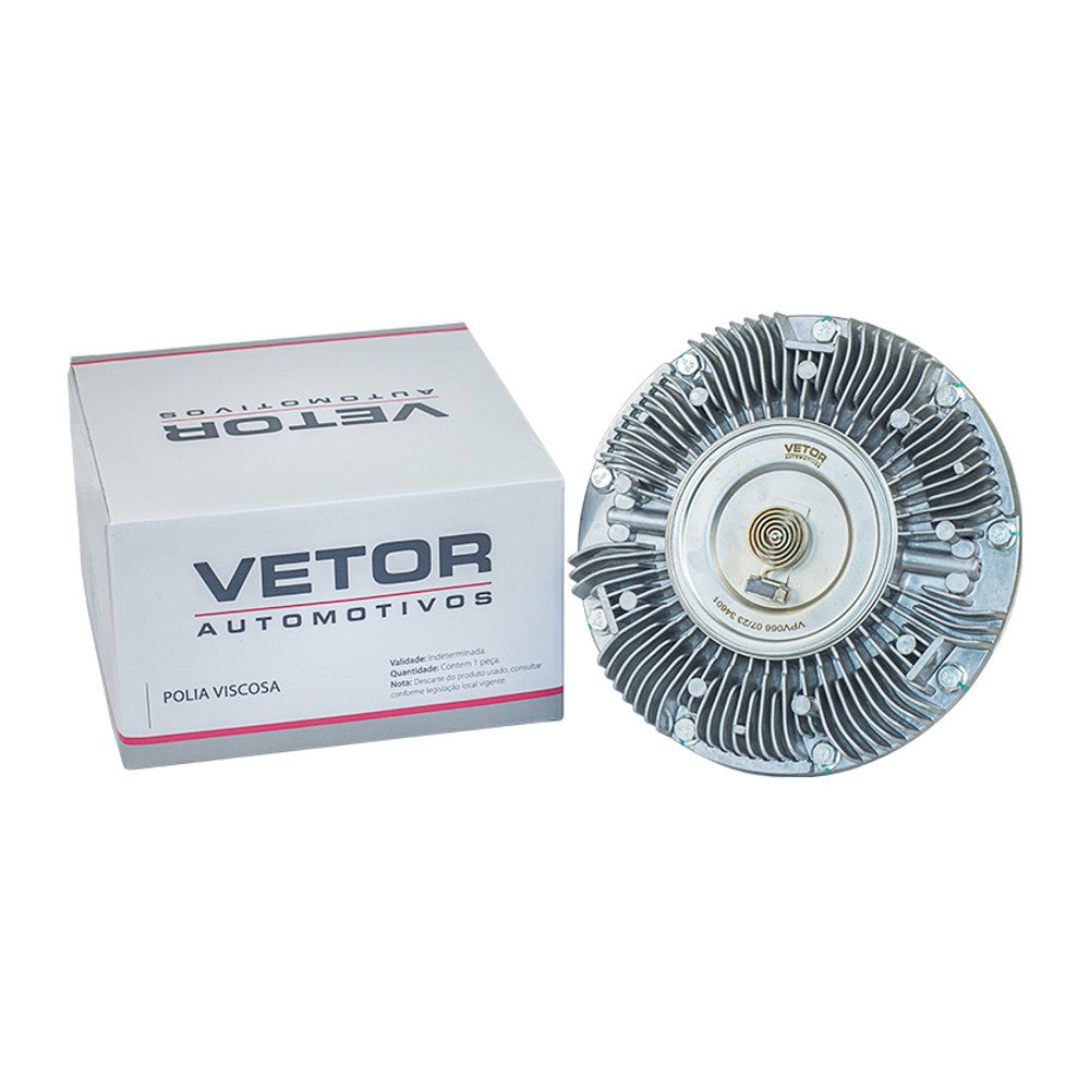 Polia Embreagem Viscosa Eletroventilador 9 Pás - Vetor - Vpv066 - (1)