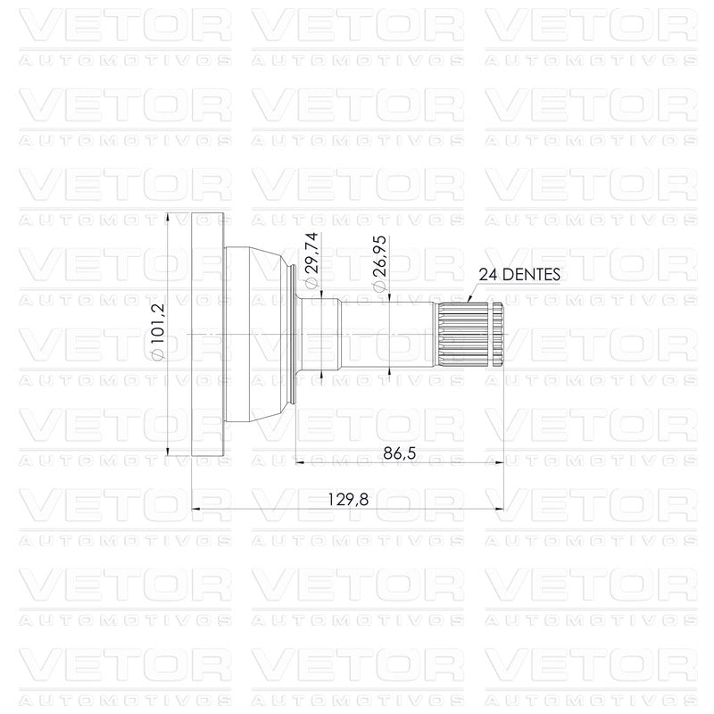 Tulipa Esquerda - Vetor - Vt5479 - (6)