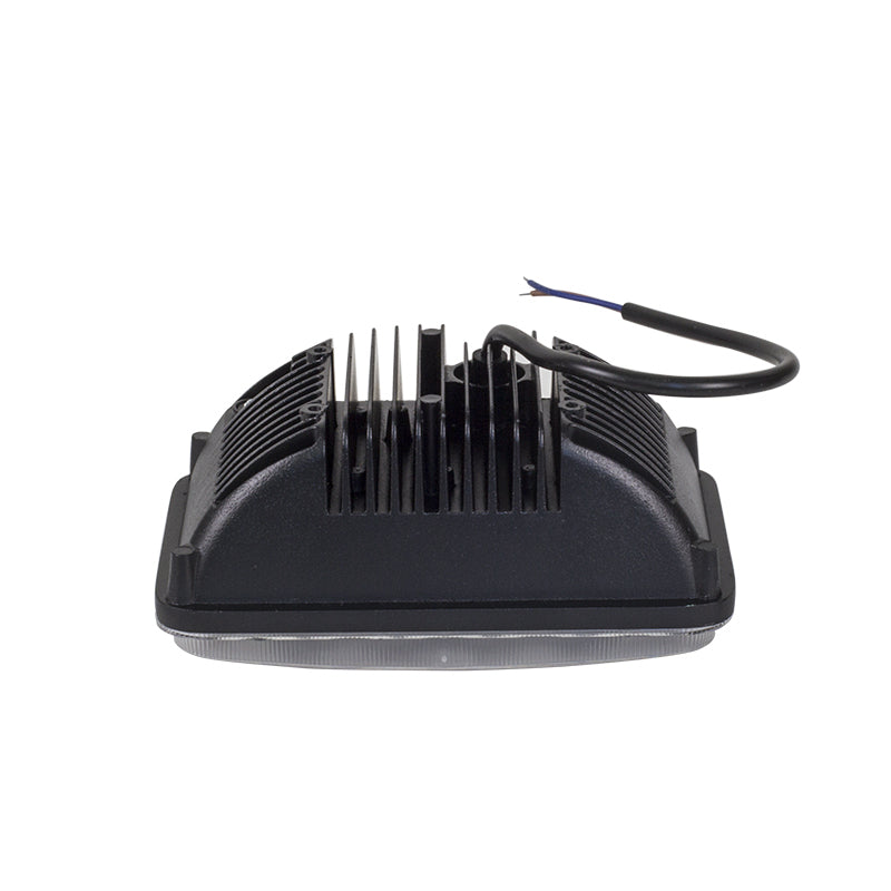 Kit Farol Auxiliar Retangular 15 LEDs 12V/24V 48W - Teslla - Tk1001B - (5)