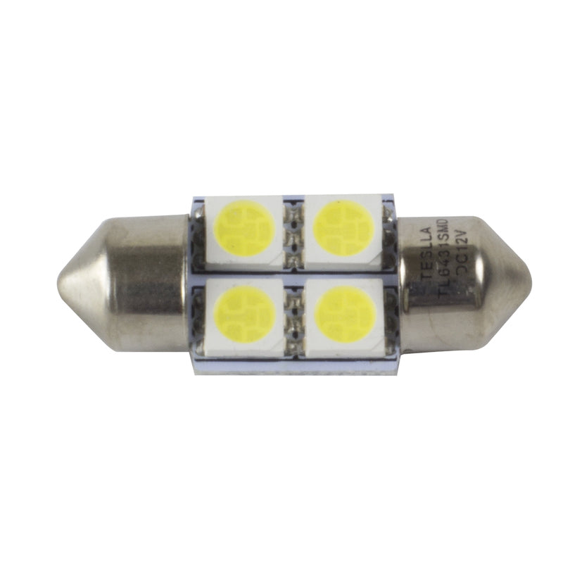Par Lâmpada Super LED Ultra Branca 12V - Teslla - Tl6431Smd - (4)