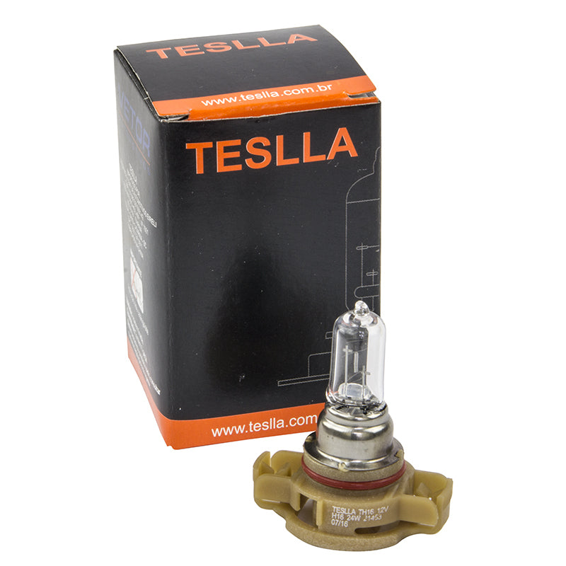 Lâmpada Halógena Amarela H16 12V 24W - Teslla - Th16 - (1)
