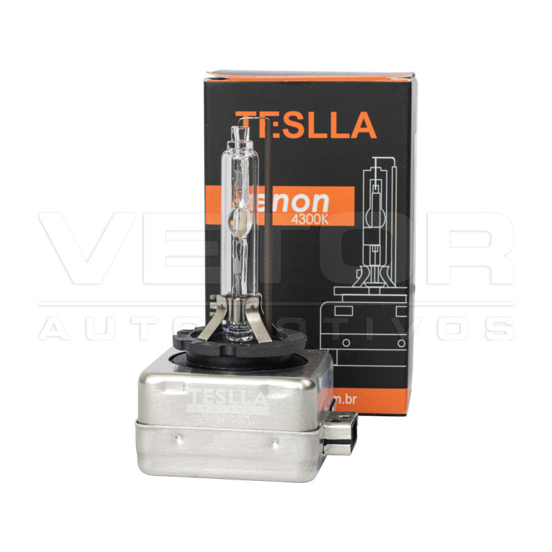 Lâmpada Xenon Farol Dianteiro - Teslla - Td3S - (1)