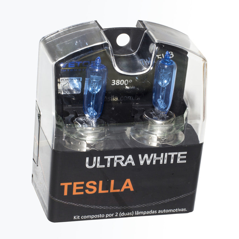 Par Lâmpada Halógena Ultra Branca 12V 55/15W - Teslla - Th15Ub - (1)