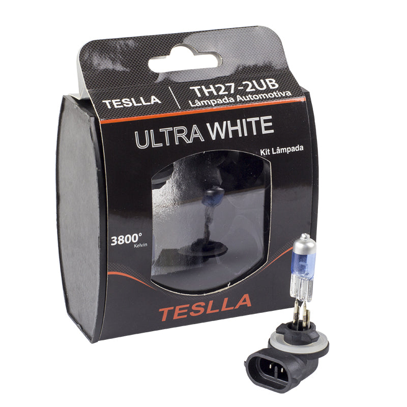 Par Lâmpada Ultra Branca H27 12V 50W - Teslla - Th27-2Ub - (1)