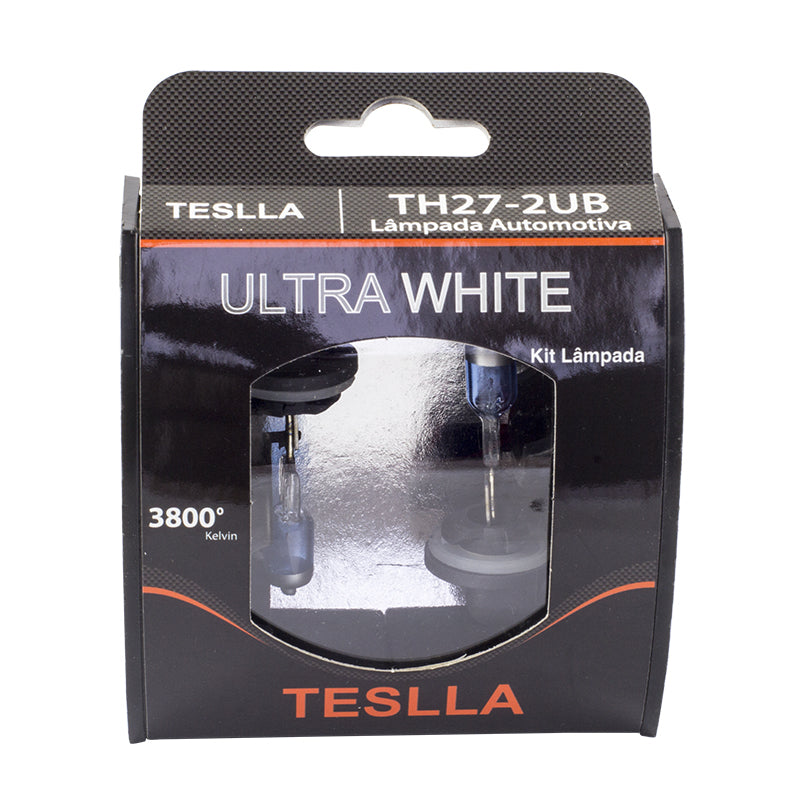 Par Lâmpada Ultra Branca H27 12V 50W - Teslla - Th27-2Ub - (2)
