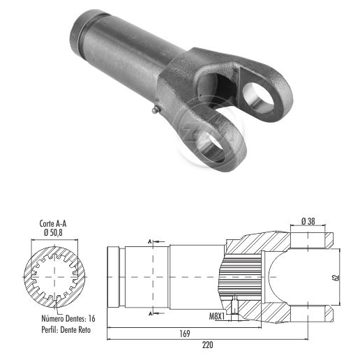 Luva do Cardan - ZM - 135.002.04 - (1)