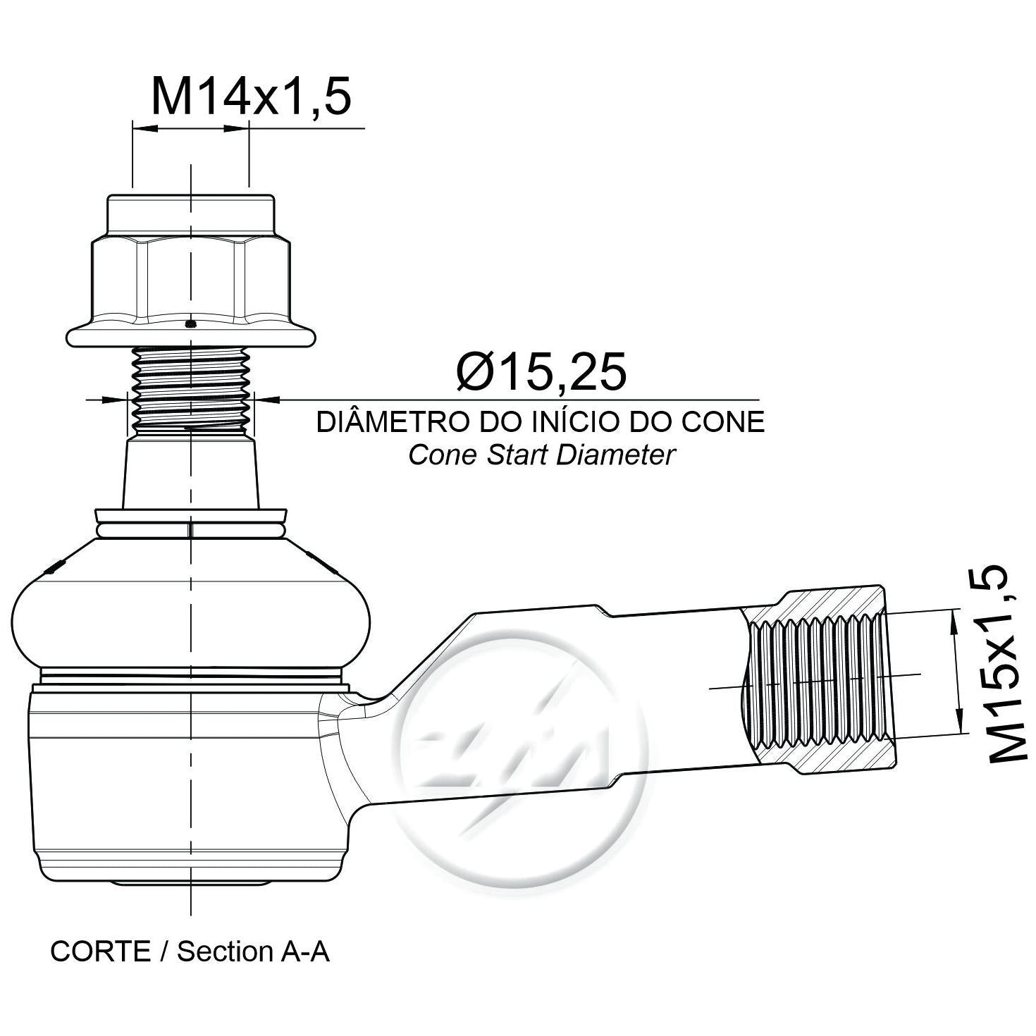Par Terminal de Direção - ZM - 270.116.01 - (3)