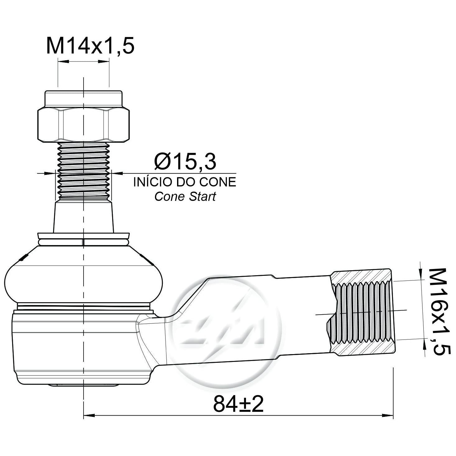 Par Terminal de Direção - ZM - 270.116.04 - (3)