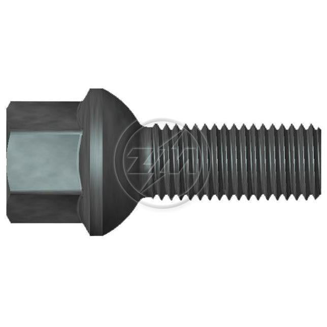 Kit 50 Parafuso de Roda M12-1.5 x 28/49 x CH17 - (1)