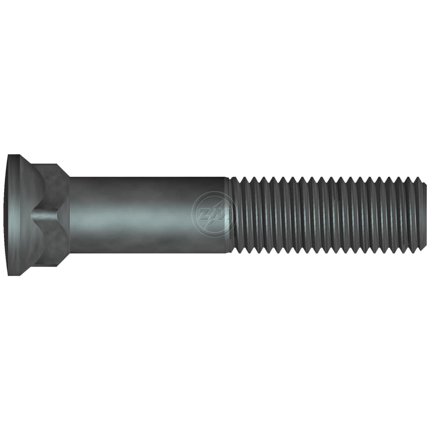 Kit 12 Parafuso da Lâmina Trator 1"-8UNC x 5,1/2" - (1)