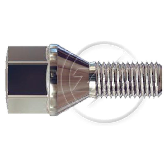 Kit 50 Parafuso de Roda M12-1,5 x 23/49,5 x CH19 - (1)