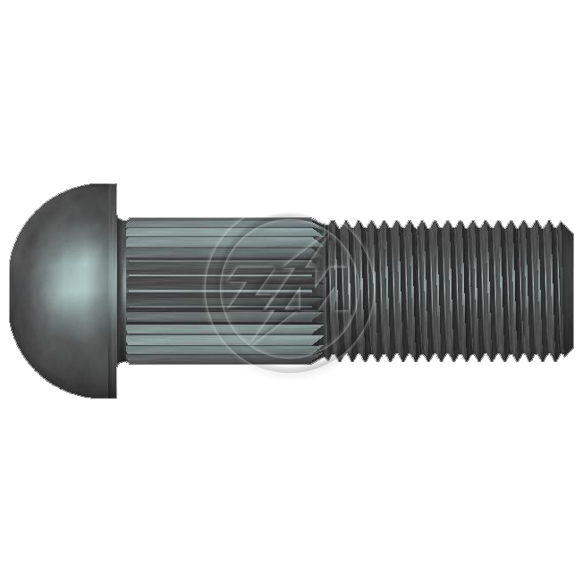 Kit 50 Parafuso Cravo Alto 5/8"-18F X 2"- REC23 - (1)
