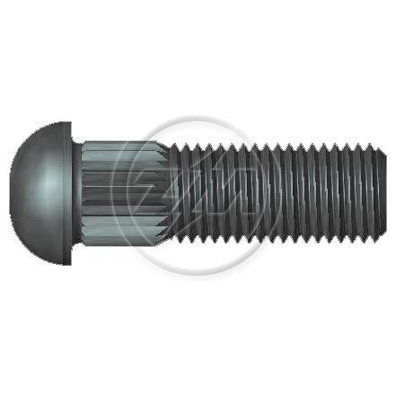 Kit 100 Parafuso Cravo Alto 7/16"-20F X 1,3/8" - (1)