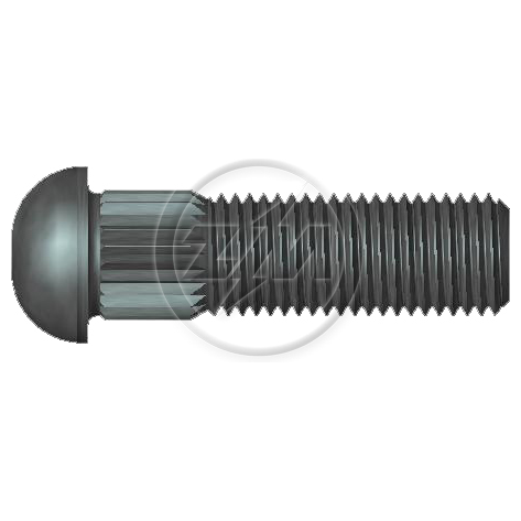 Kit 100 Parafuso Cravo Alto 7/16"-20F X 1,1/2" - (1)