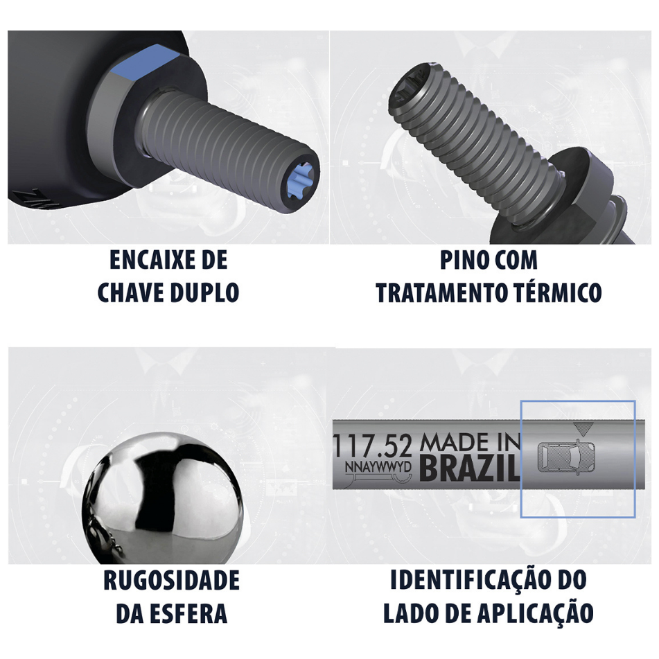 Par Bieleta da Barra Estabilizadora - ZM - 370.110.52 - (5)