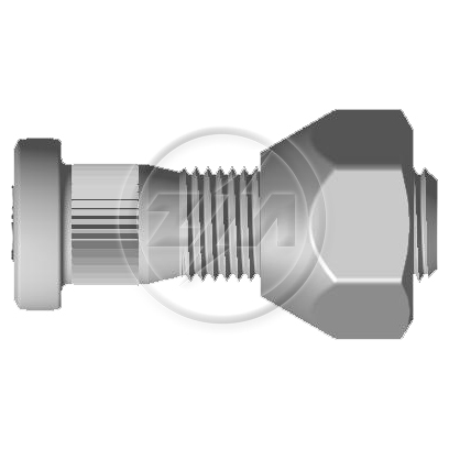 Kit 50 Parafuso Roda M12-1,25x39/44xCH21xH16 - ZM - (1)