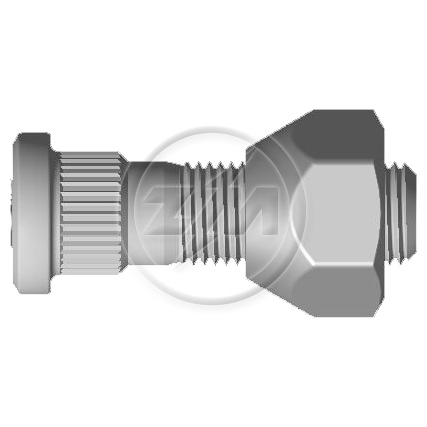 Kit 50 Parafuso Roda M12-1,25x42/46,5xCH21xH16 - ZM - (1)