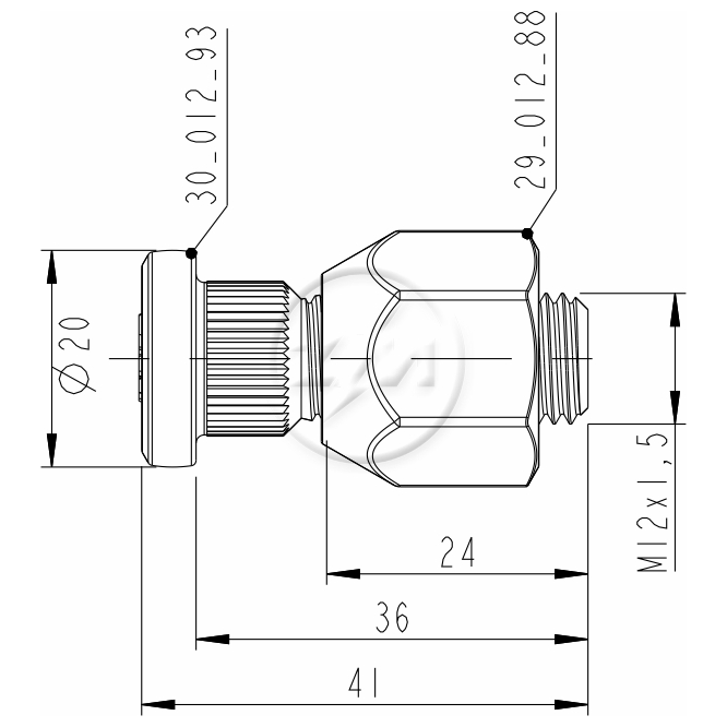 Kit 50 Parafuso Roda M12-1,5x36/41xCH21xH20 - ZM - 40.012.97 - (2)
