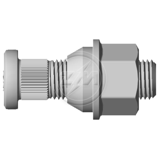 Kit 25 Parafuso Roda M14-1,5x48/53xCH22xH25 - ZM - 40.014.60 - (1)