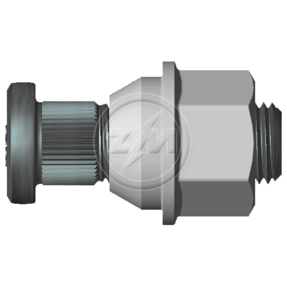 Kit 25 Parafuso Roda M14-1,5x42/47xCH22xH25 - ZM - 40.014.63 - (1)