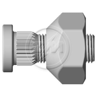 Kit 50 Parafuso Roda 1/2"x34,9/39,4xCH1.1/16" - ZM - (1)