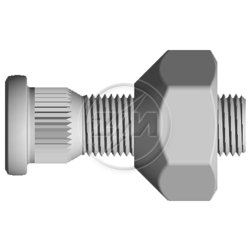 Kit 50 Parafuso Roda 1/2"x44,5/49xCH1.1/16" - ZM - 40.102.32 - (1)