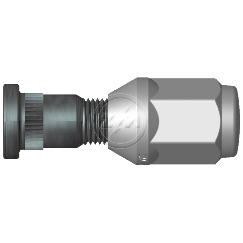 Kit 50 Parafuso Roda 1/2"x44,5/49xCH13/16"xH36 - ZM - (1)