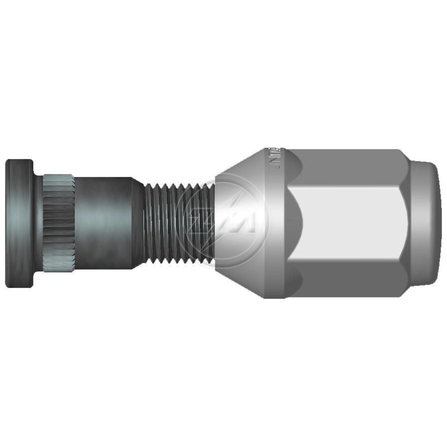 Kit 50 Parafuso Roda 1/2"x50,8/55,3xCH13/16" - ZM - (1)