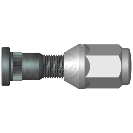 Kit 50 Parafuso Roda 1/2"x50,8/55,3xCH13/16" - ZM - (1)