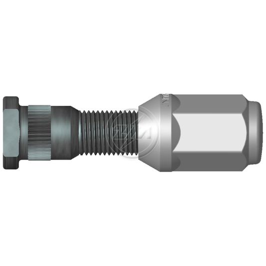 Kit 50 Parafuso Roda 1/2"x57,2/61,6xCH13/16" - ZM - (1)