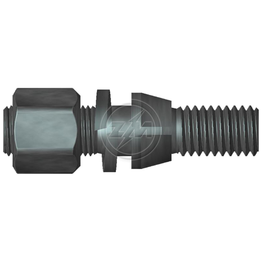 Kit 50 Prisioneiro Roda 1/2"x1/2"x2,½"XCH3/4" - ZM - (1)