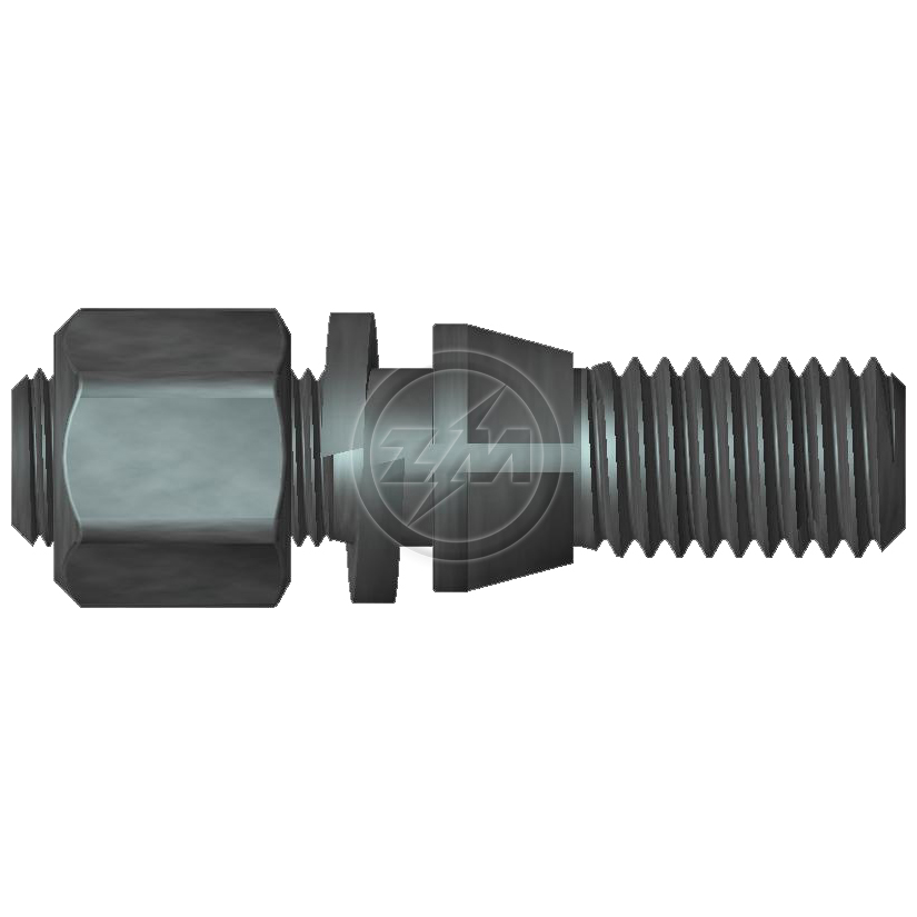 Kit 50 Prisioneiro Roda 1/2"x9/16"x2,1/2" - ZM - 40.102.81 - (1)