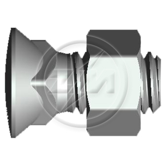 Kit 50 Parafuso para Arados 1/2"-12BSWx1,1/4" - ZM - (1)