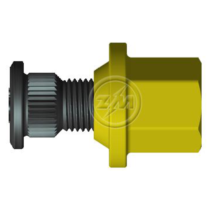 Kit 50 Parafuso Roda M12-1,25x33/36xCH19xH24,5 - ZM - (1)