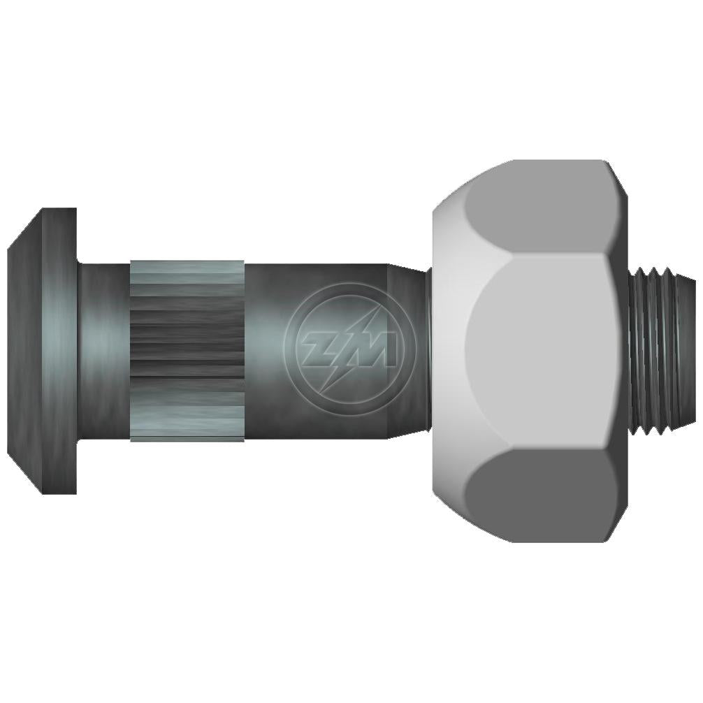 Kit 15 Parafuso Roda 3/4"x70/77,9xCH1.1/2"xH22 - ZM - (1)