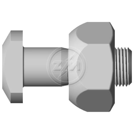 Kit 20 Parafuso Roda 3/4"x52,4/62,4xCH1.1/2" - ZM - (1)