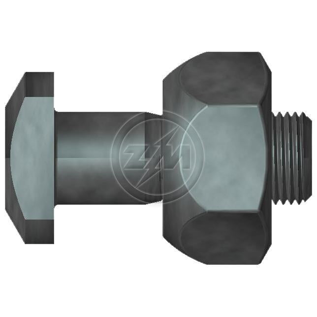 Kit 20 Parafuso Roda 3/4"x52,4/62,4xCH1.1/2" - ZM - (1)
