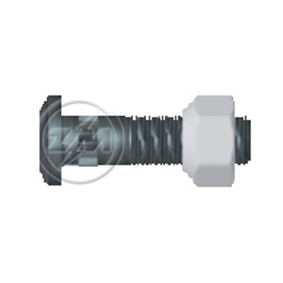 Kit 30 Parafuso Roda 5/8"x61/68xH17 Esquerdo - ZM - (1)