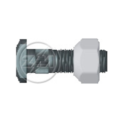 Kit 30 Parafuso Roda 5/8"x53/60xH17 Direito - ZM - 40.508.03 - (1)