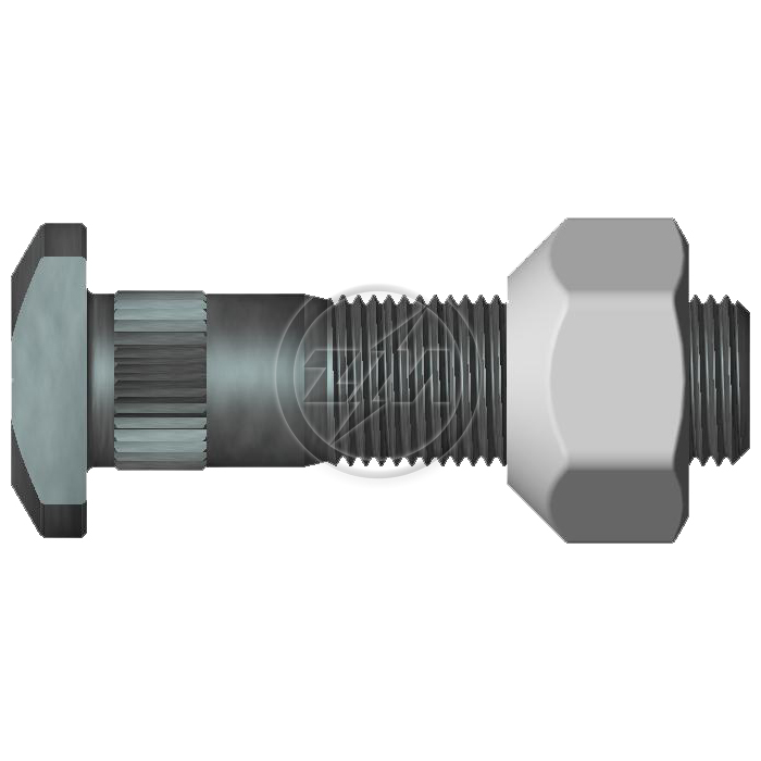 Kit 30 Parafuso Roda 5/8"x61/68xH17 Direito - ZM - 40.508.09 - (1)