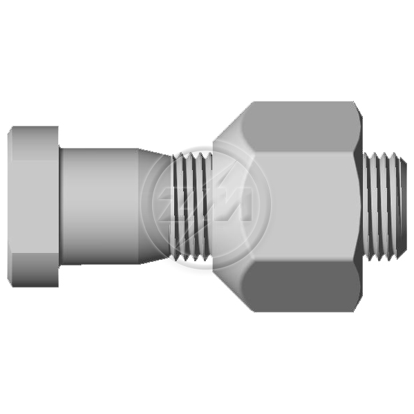 Kit 30 Parafuso Roda 5/8"x50,8/58,4xCH1.1/16" - ZM - (1)