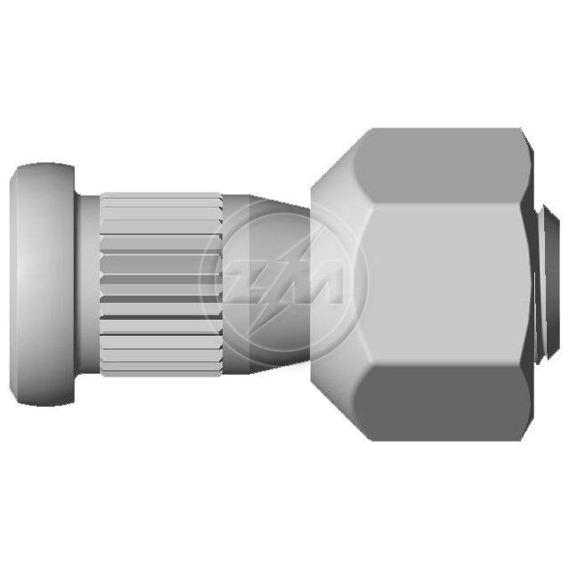 Kit 30 Parafuso Roda 5/8"x47,6/54xCH1.1/16" - ZM - 40.508.33 - (1)