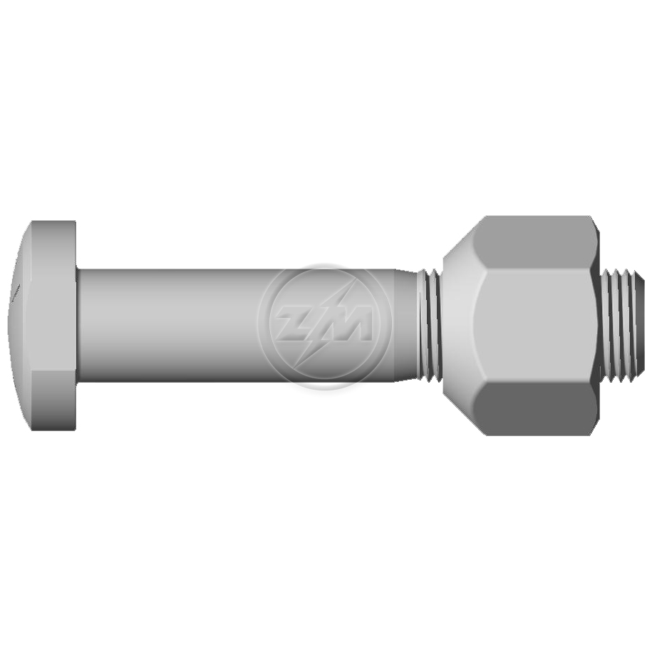 Kit 20 Parafuso Roda 5/8"x79,4/80,5xCH1.1/16" - ZM - (1)