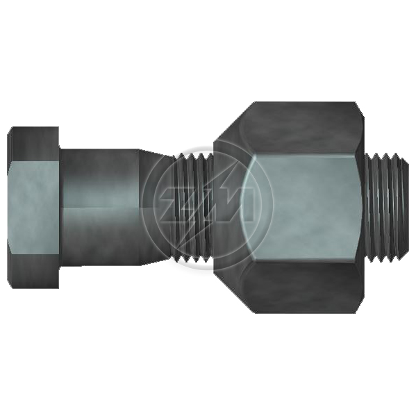 Kit 30 Parafuso Roda 5/8"x50,8/58,4xCH1.1/16" - ZM - (1)