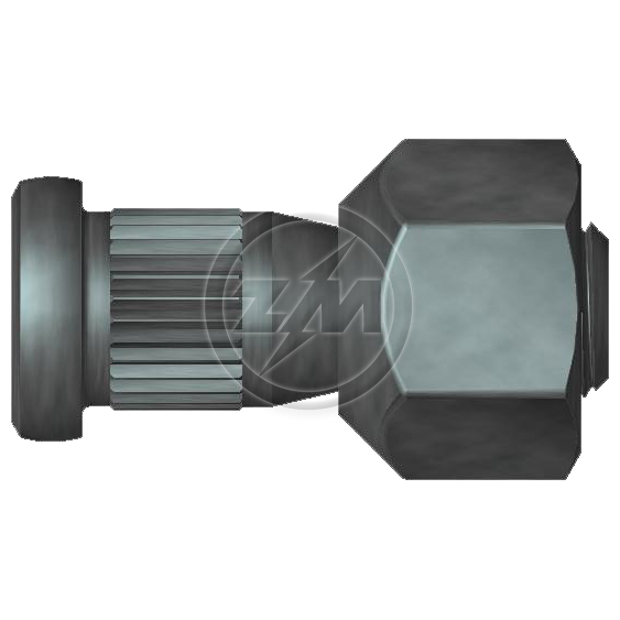 Kit 30 Parafuso Roda 5/8"x47,6/54xCH1.1/16" - ZM - 40.508.43 - (1)