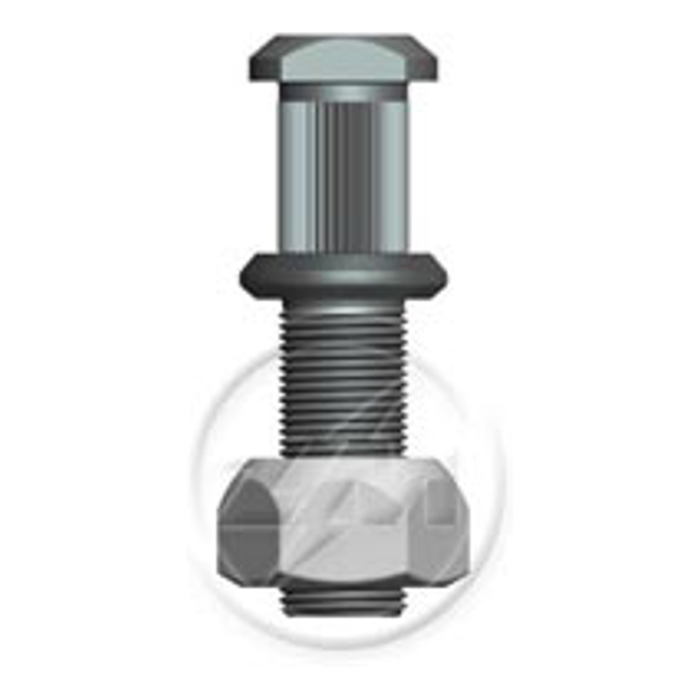 Kit 24 Parafuso Roda 7/8"x92/100xH22 Direito - ZM - (1)