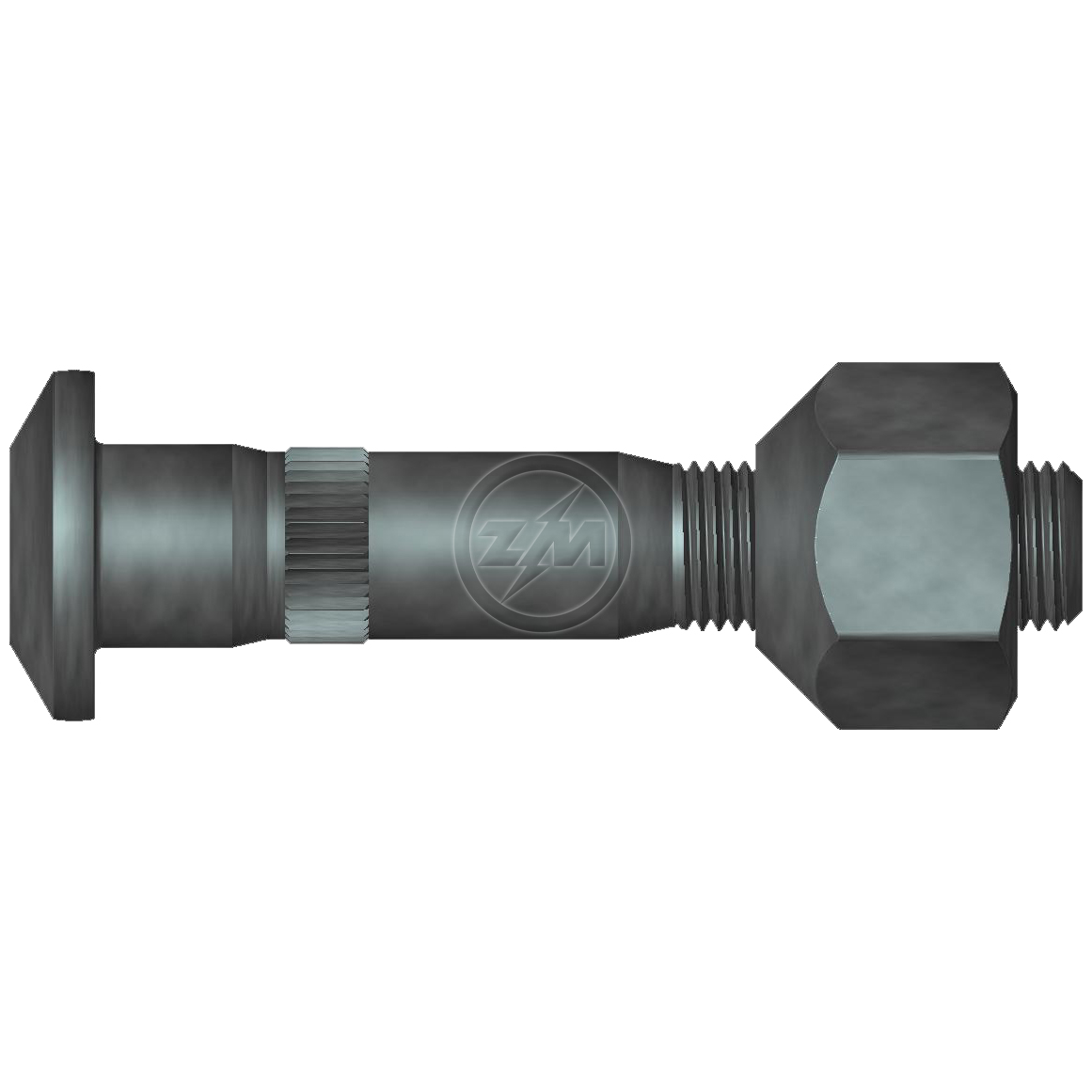 Kit 20 Parafuso Roda 9/16"x82,9/90,1xCH1.1/16" - ZM - (1)