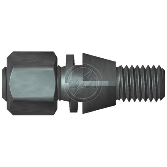 Kit 50 Prisioneiro Roda 9/16" X 63,5 X CH7/8" - ZM - (1)